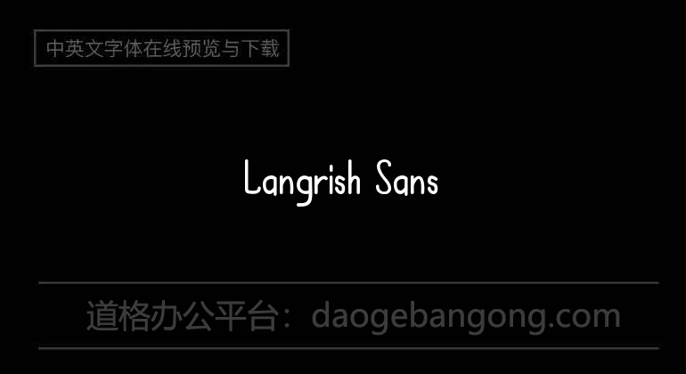 Langrish Sans