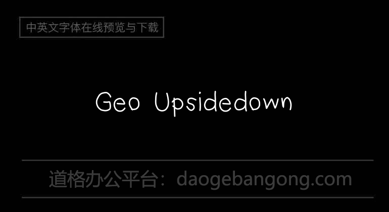 Geo Upsidedown