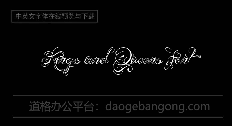 Kings and Queens Font