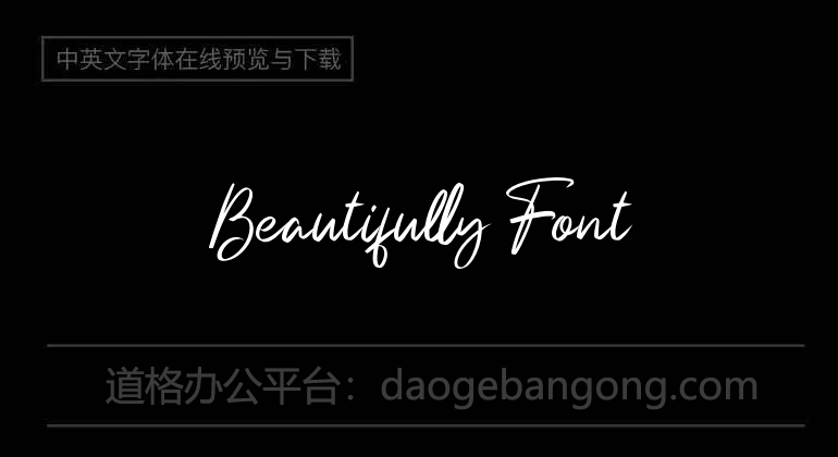 Beautifully Font