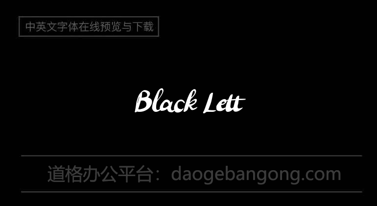 Black Lett