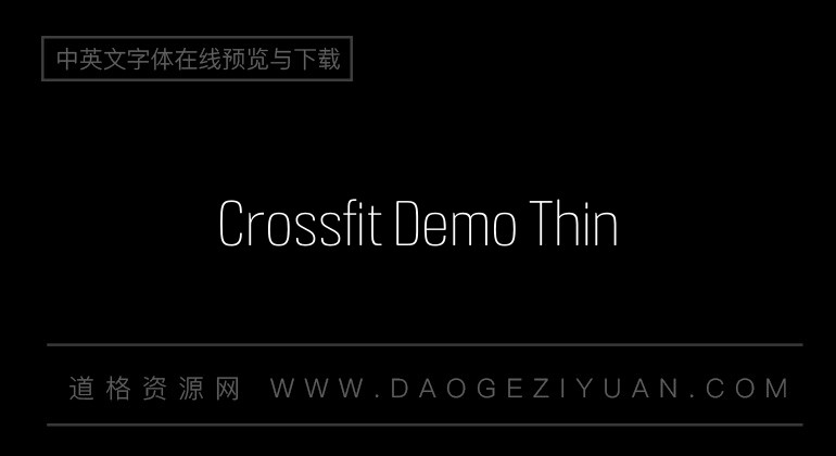 Crossfit Demo Thin