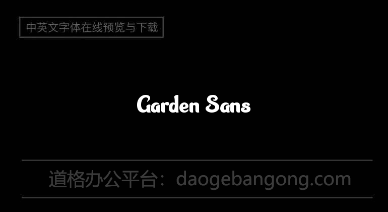 Garden Sans
