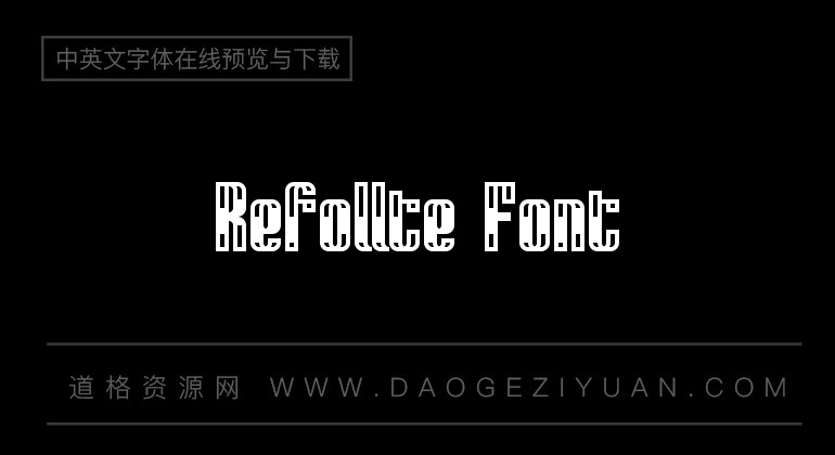 Refollte Font