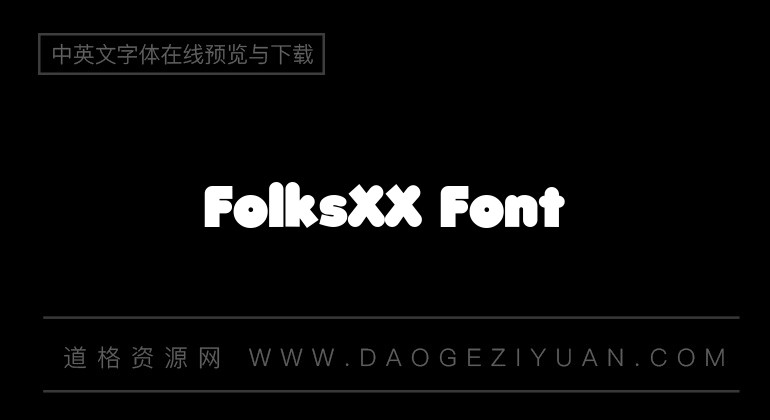 FolksXX Font