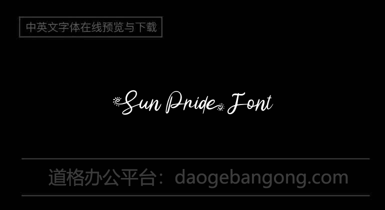 Sun Pride Font