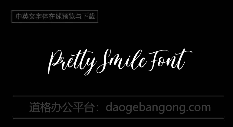 Pretty Smile Font