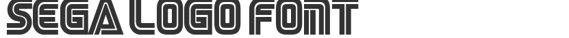 Sega Logo Font
