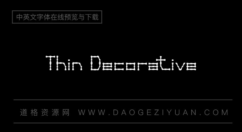 Thin Decorative