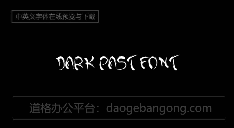 Dark past Font