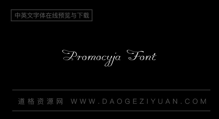 Promocyja Font