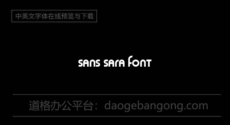 Sans Sara Font