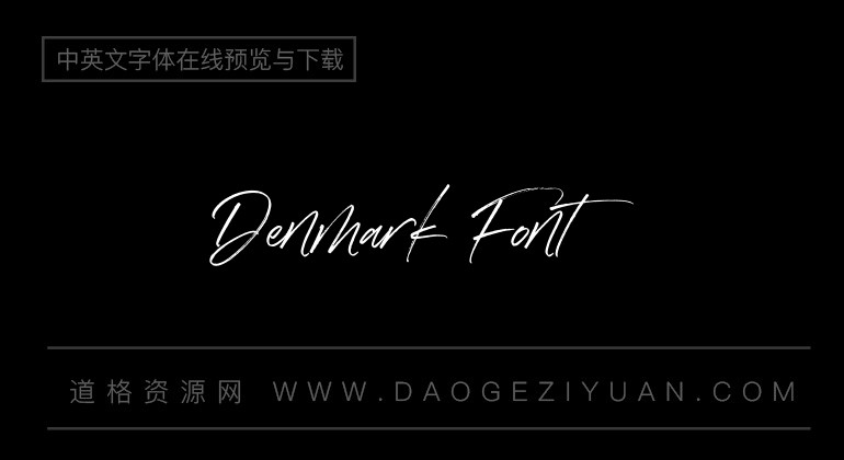 Denmark Font