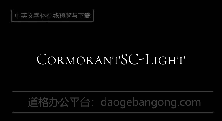 CormorantSC-Light
