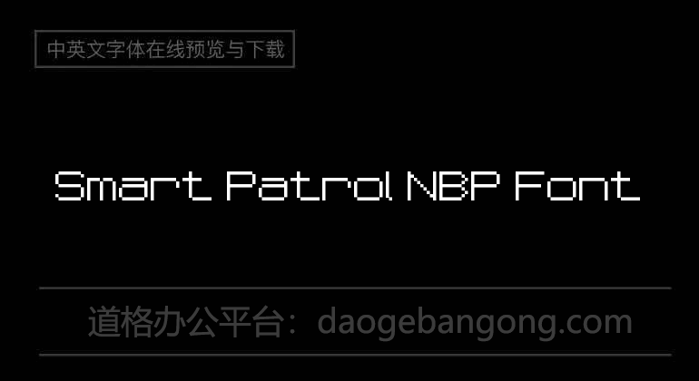 Smart Patrol NBP Font