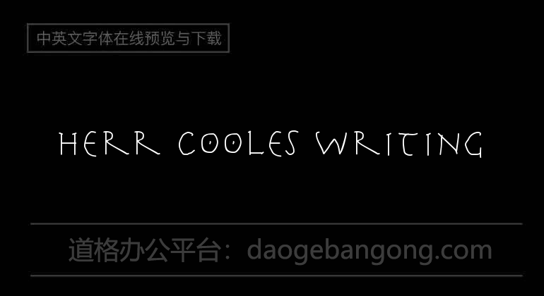 Herr Cooles Writing