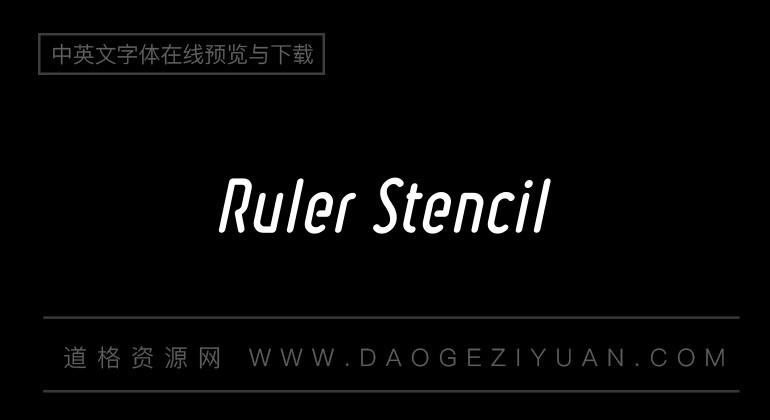 Ruler Stencil