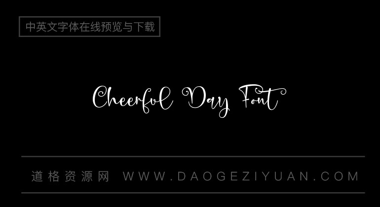 Cheerful Day Font