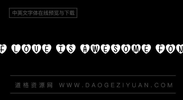 mf-love-is-awesome-font
