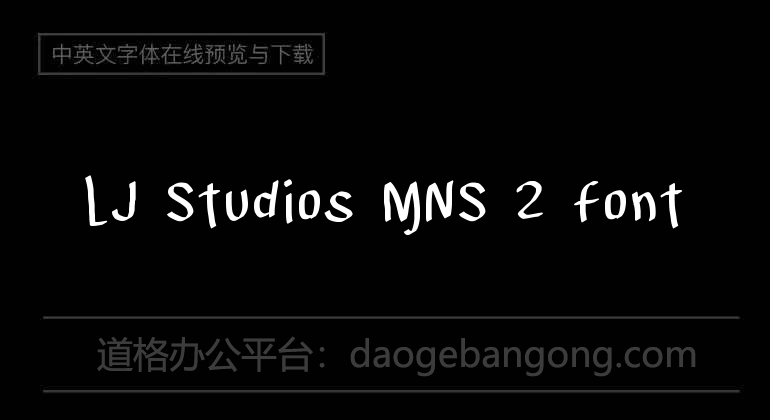 LJ Studios MNS 2 Font