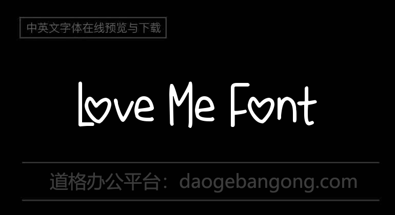 Love Me Font