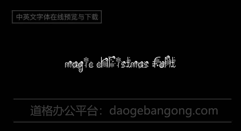 Magic Christmas Font