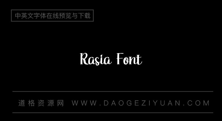 Rasia Font