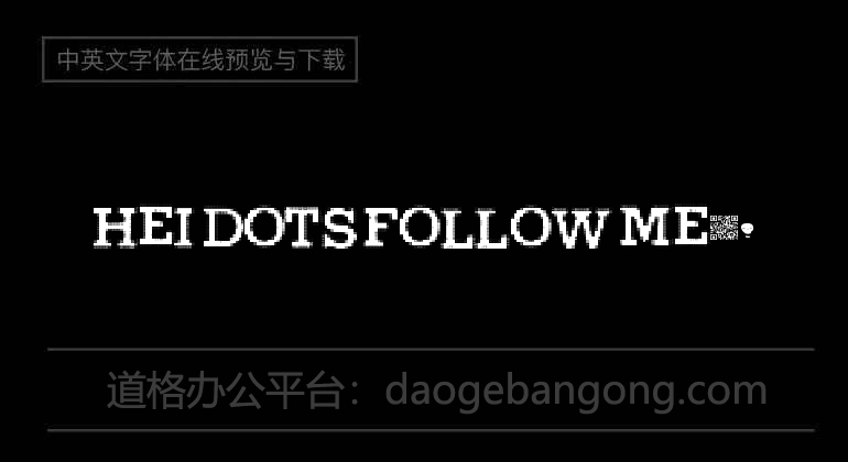 Hei dots follow me!