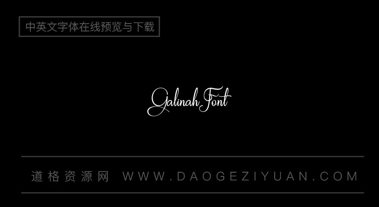 Galinah Font