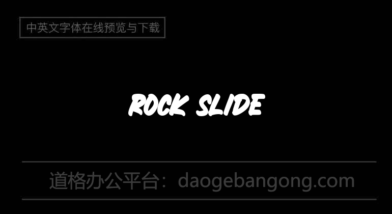 Rock Slide