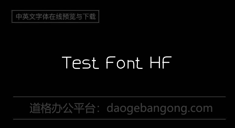 Test Font HF