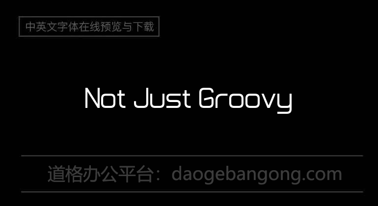 Not Just Groovy
