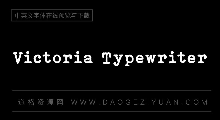 Victoria Typewriter