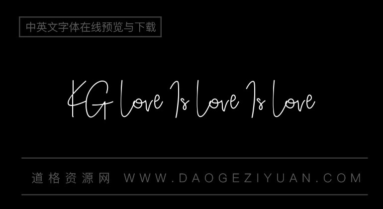 KG Love Is Love Is Love