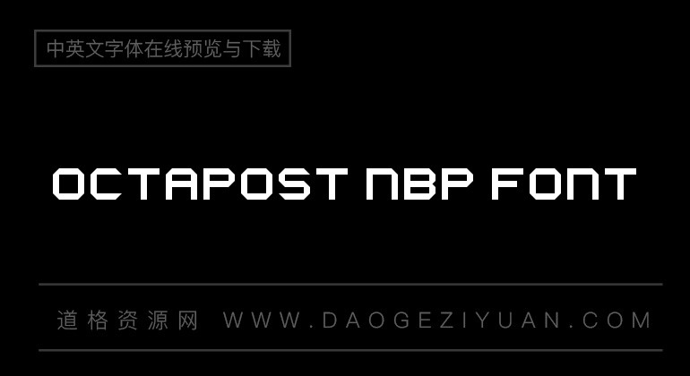 Octapost NBP Font