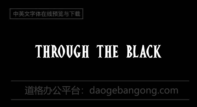 Through The Black