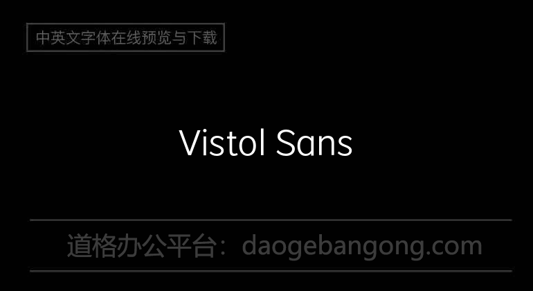 Vistol Sans