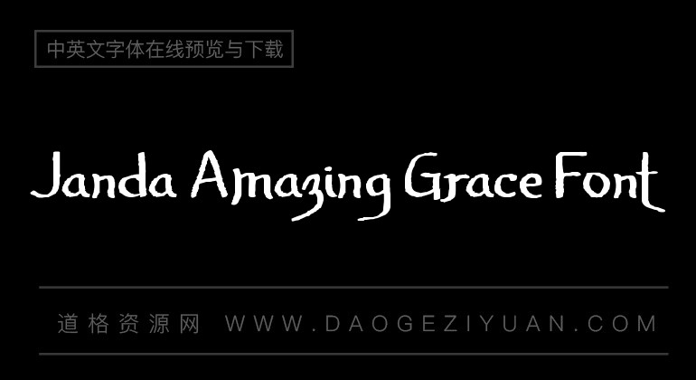 Janda Amazing Grace Font