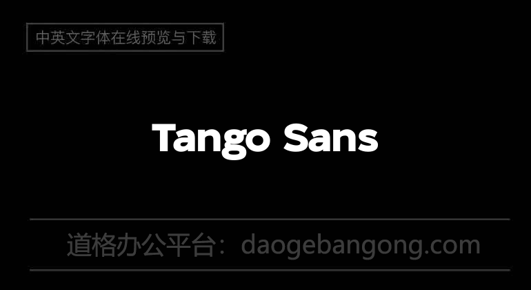 Tango Sans