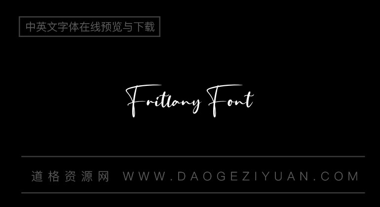 Fritlany Font