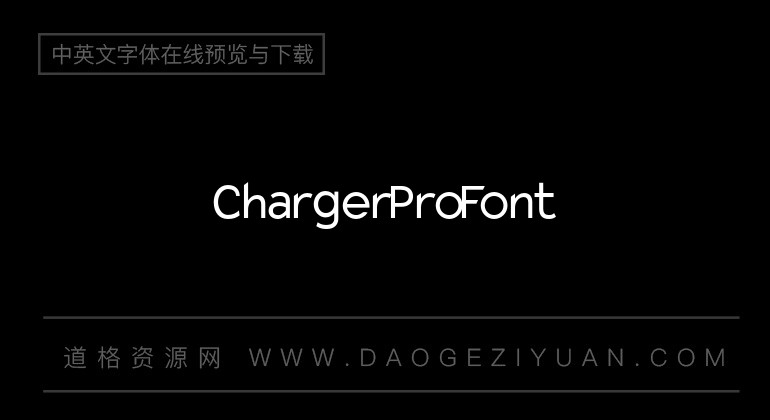 Charger Pro Font
