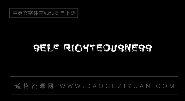 Self Righteousness