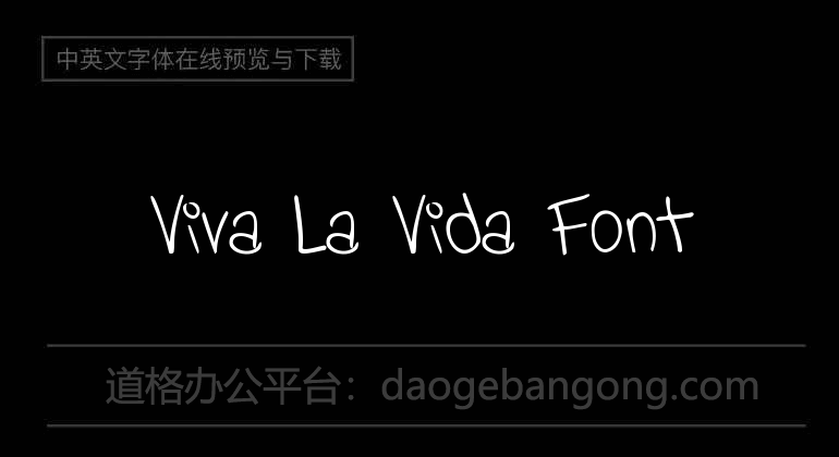 Viva La Vida Font