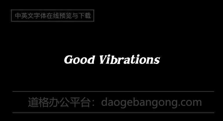 Good Vibrations