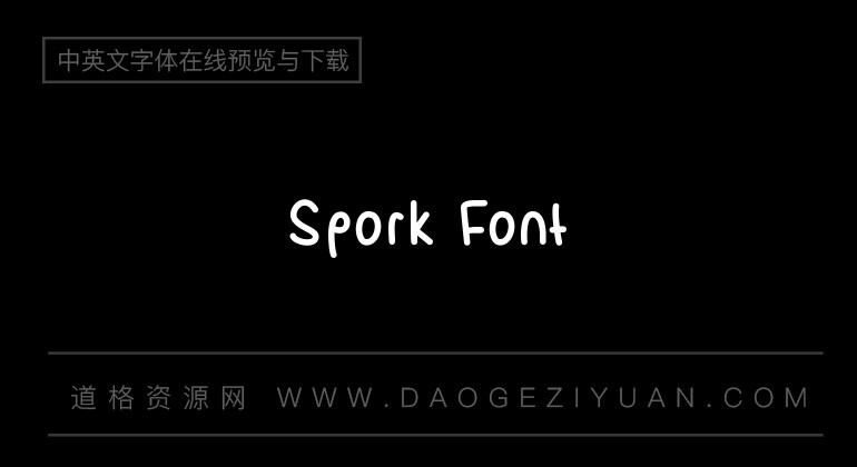 Spork Font