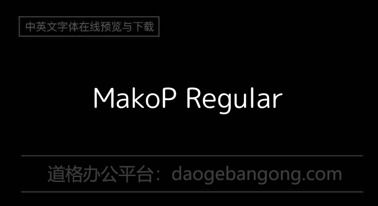 MakoP Regular