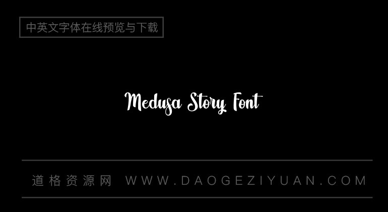 Medusa Story Font