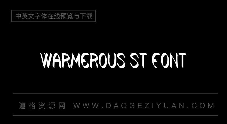 Warmerous St Font