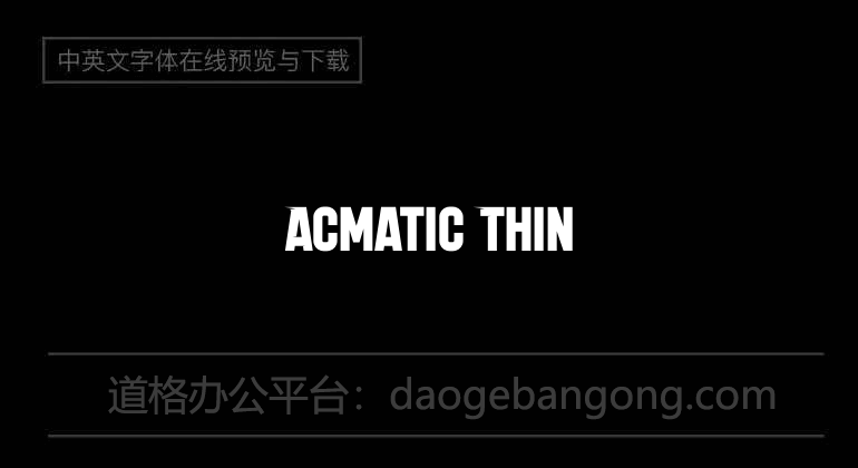 Acmatic Thin