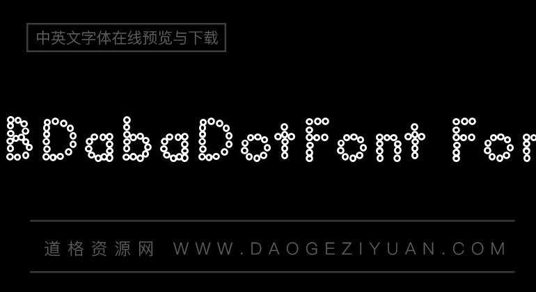 YBDabaDotFont Font